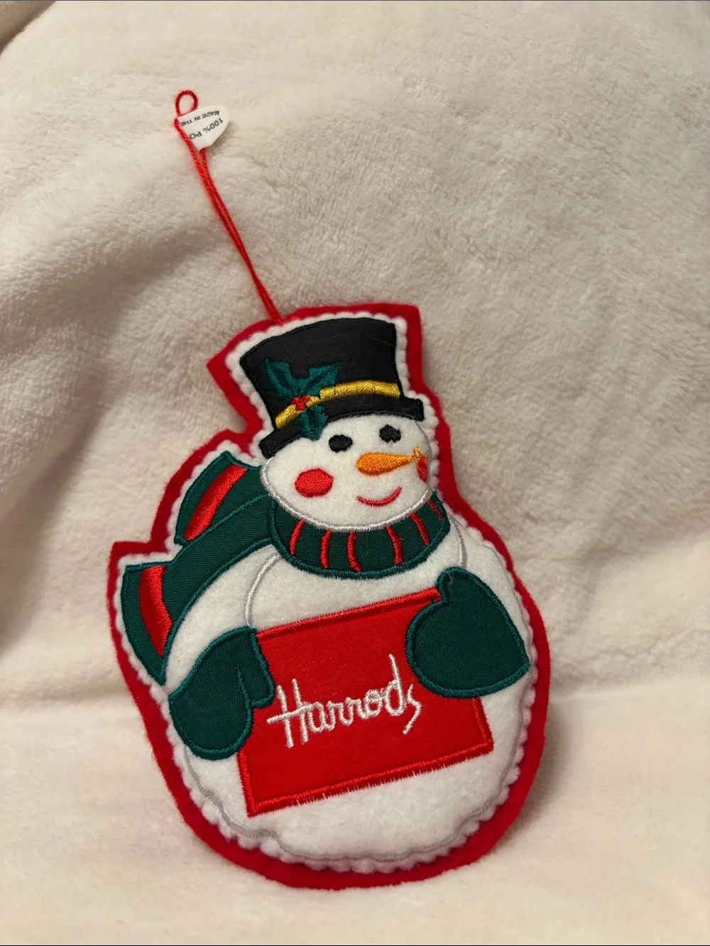 Harrods  Snowman Ornament